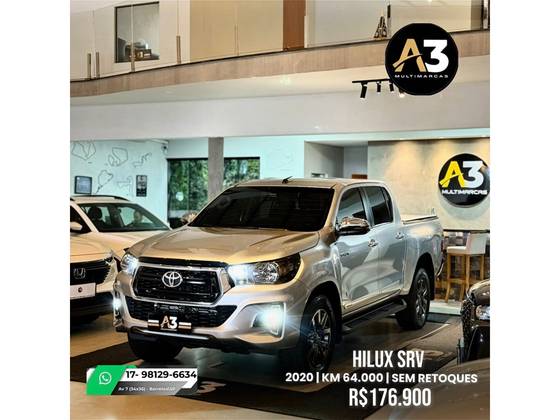 TOYOTA HILUX 2.7 SRV 4X4 CD 16V FLEX 4P AUTOMÁTICO